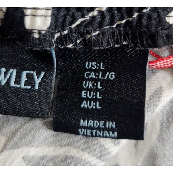 NWT Cynthia Rowley Black Floral Print Casual A-Line Skirt Women's Size Large - Picture 3 of 9